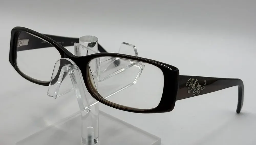 Olga Cassini OC0346 249 HM Eyeglasses Brown Rectangular Women's Frames
